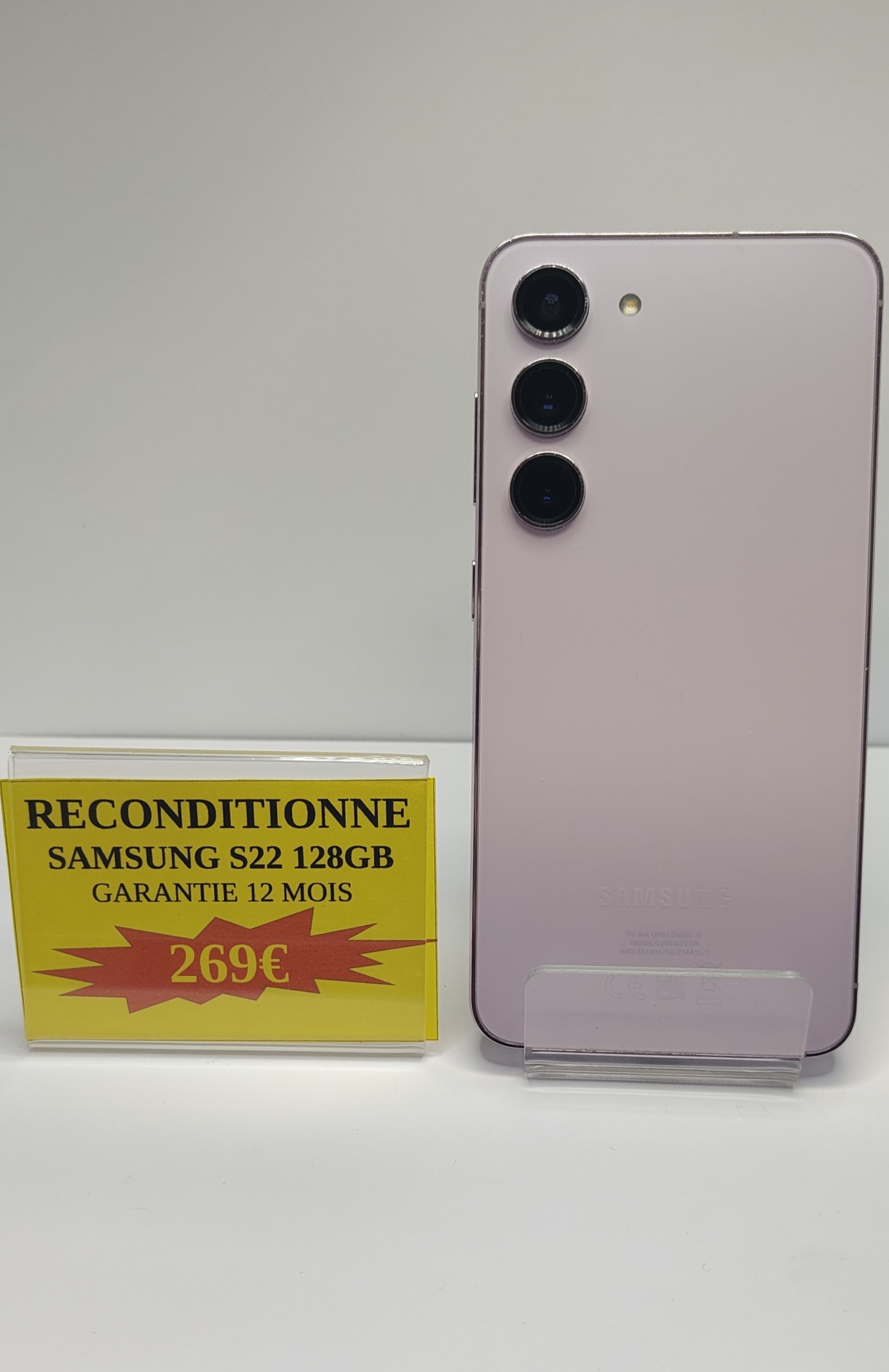 SAMSUNG S22 128GB ROSE